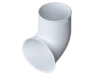 Слив трубы ф125  ПВХ белый "Альта-Профиль"