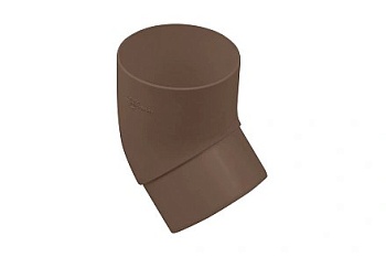 Колено ф95*67 ПВХ  корич. "Альта-Профиль"