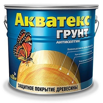 Грунт-Антисептик АКВАТЕКС 10л