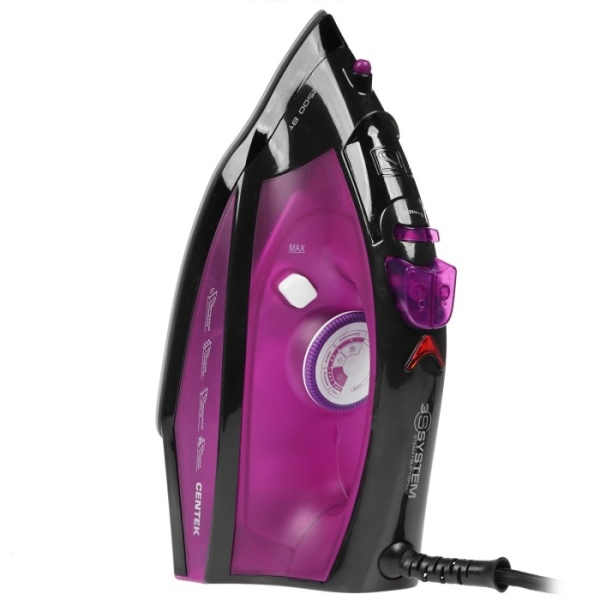 2. Утюг CENTEK CT-2355 Violet 2500Вт,вер.пар,пар-удар,керам