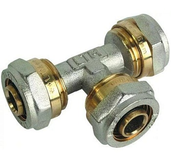 Тройник вод 32х3/4х32 ц/ш/ц ТМ