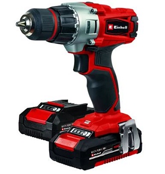 Дрель аккумуляторная ударная Einhell PXC TE-CD 18/2 Li 2*1,5Ач