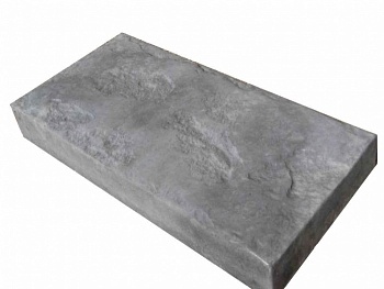 Плитка тротуарная Булыжная мостовая 150х300х40 серая