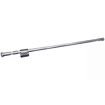 Карниз для ванной хром, нерж. 110-200см