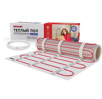 Теплый пол REXANT classic 0,5м*2м 150Вт