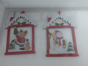 Украшение Санта,Олень,Снеговик 606213