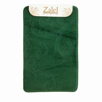 Коврик  для ванной Zalel  60*100мм темно зеленый