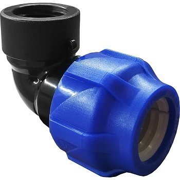 Отвод компрессионный резьбовой 50*1 1/2 ц/г