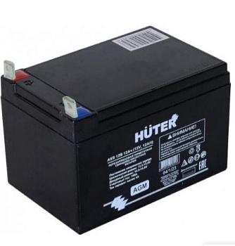 Батарея аккумуляторная Huter 12В 12А/ч 64/1/23 (аккумулятор)