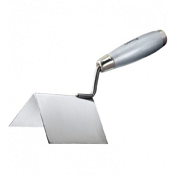 Мастерок нерж.,80*60*80, внешних.угл, дерев.ручка