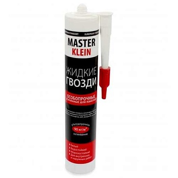 Клей жидкие гвозди Master Klein особопрочн. бел для панелей 310мл/440гр