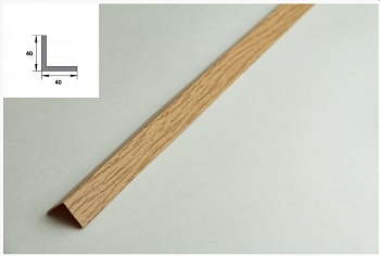 Угол ПВХ 40*40мм 2,7м цвет 08