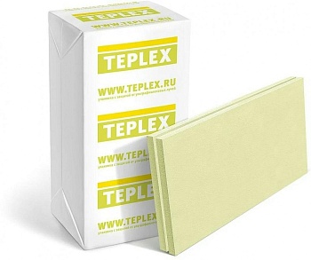 Пенополистирол экструзионный ТЕПЛЕКС Т-15  50х585х1185  уп.8шт(5,55м2,0,277м3)