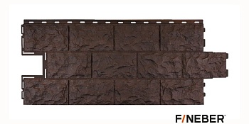 Фасайдинг Дачный FineBer Доломит Темно-коричневый (1,137*0,472мм)