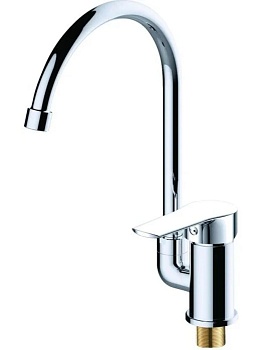 Смеситель д/кухни KIT 1204 c высоким изливом
