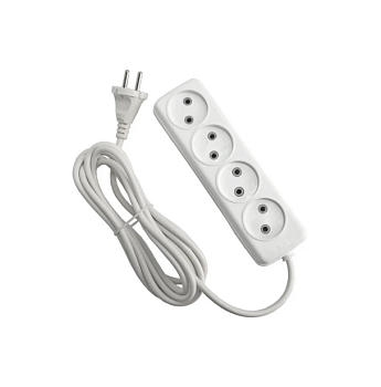 Удлинитель 4х1.5м без заземления 6А IP20 1.3кВт ШВВП Союз