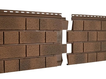 Сайдинг Стоун-Хаус Кирпич клинкерный Балтик Магма 292*1950 (8,541 кв.м/уп.15шт) Ю-ПЛАСТ