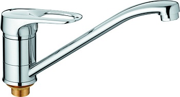 Смеситель д/кухни с повор. изливом KONNER SOL 1100