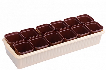 Рассадник ДОМ И ДАЧА на 6 стаканчиков