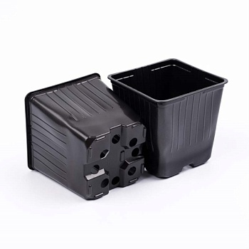 Горшок 9*9*14см 0,8л формованный