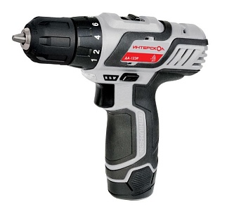 Дрель аккумуляторная Интерскол ДА-12v 2Ач.Li (ДА-12ЭР)