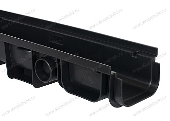 Канал водоотводной 60 (черный) 1015*138*100мм