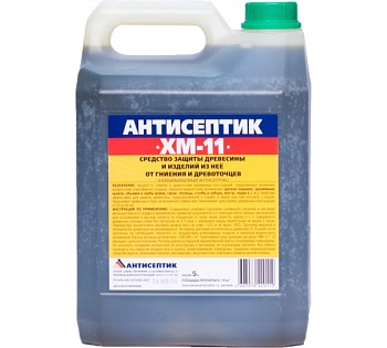 Защитное средство антисептик ХМ-11 5л (бурый)