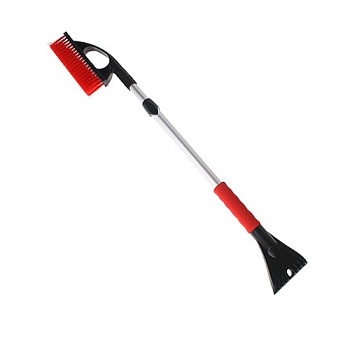 Щетка для уборки снега+скребок ,82-115см NEW GALAXY