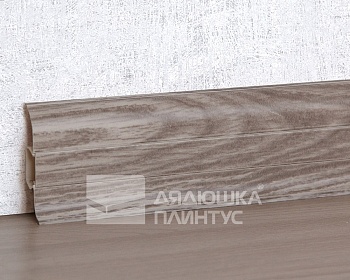 Плинтус ПВХ Волшебная палочка 2,2м 58мм 5802