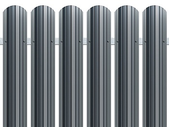 Штакетник металлический 1,2м 7024 ширина 118мм