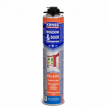 Пена монтажная проф KRASS HOME Edition  всесезон.0,75 л.