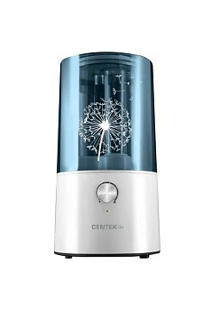 Ультразвуковой увлажнитель воздуха Centek СТ-5101 BLUE (синий) 2.5Л, до 12 ЧАСОВ РАБОТЫ, на30кв.м