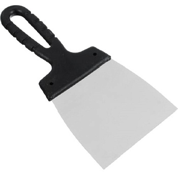 Шпатель 100мм нерж., пласт.ручка