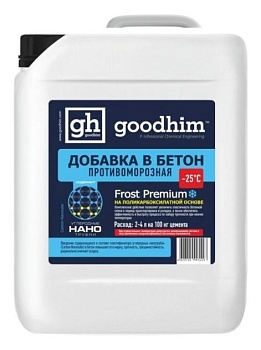 Добавка в цемент Противоморозная пластифицированная10л Frost Premium