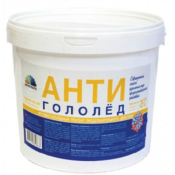 Антигололед 5кг продолжительного действия РАДУГА