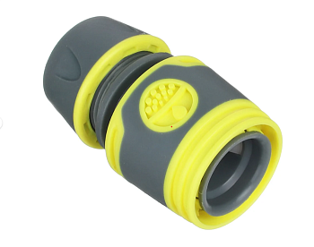 Коннектор быстросъемный для шланга 1/2, обрезиненное покрытие INDLOOM PROF+