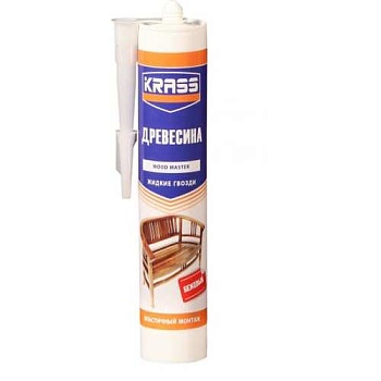 Клей KRASS Жид. гвозди д/древесины эластичн. 300мл