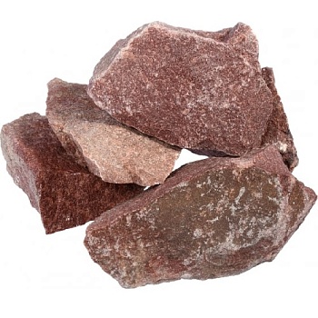 Камень КВАРЦИТ колотый (малиновый) 20кг