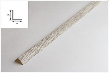 Угол ПВХ 20*20мм 2,7м цвет 02