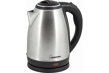 Чайник HOMESTAR HS-1010A 1,8л, 1,5кВт, нерж.