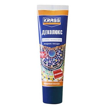 Клей KRASS Жид. гвозди невид. монтаж 250 мл Деколюкс