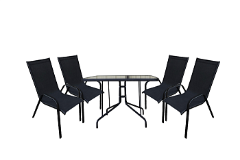 Набор мебели Сан-Ремо 2 арт.ZRC032, ZRTA003-МТ003 черный,