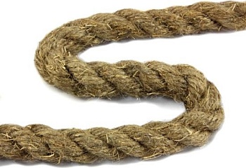 Канат пеньковый ПТ д.16 (50)мм на катушке 1550г
