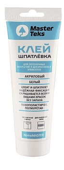 Клей-шпатлевка акриловый MasterTeks Homemaster, 400 г, белый