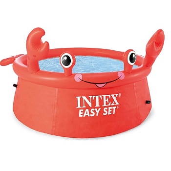 Бассейн надувной Intex Весёлый краб 26100NP, 183х51 см