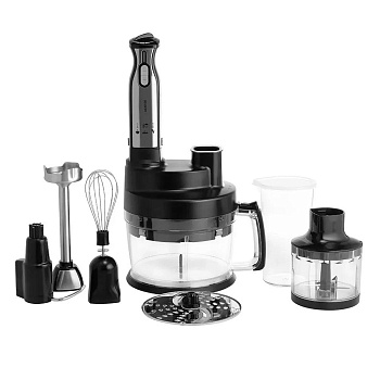 Блендер Centek CT-1310 1200Вт, шинковка 2.0л (+нарезка КУБИКОВ 8х8мм), чоппер 0.5, венчик, стакан