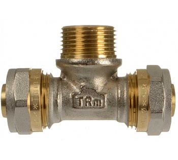 Тройник вод 20х3/4х20 ц/ш/ц ТМ