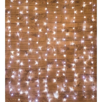 Гирлянда Дождь занавес 2,5х2м,300LED,белые 235-055