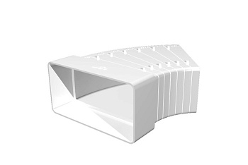 Колено плоское разноугловое 60120 КРП