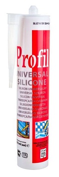 Герметик силиконовый универсальный Soudal Profil бесцветный 270мл